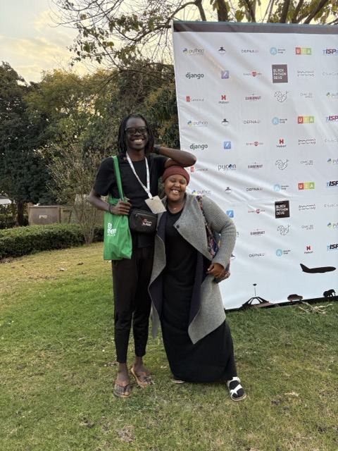 That's me and Fatima, height difference was/is unfair