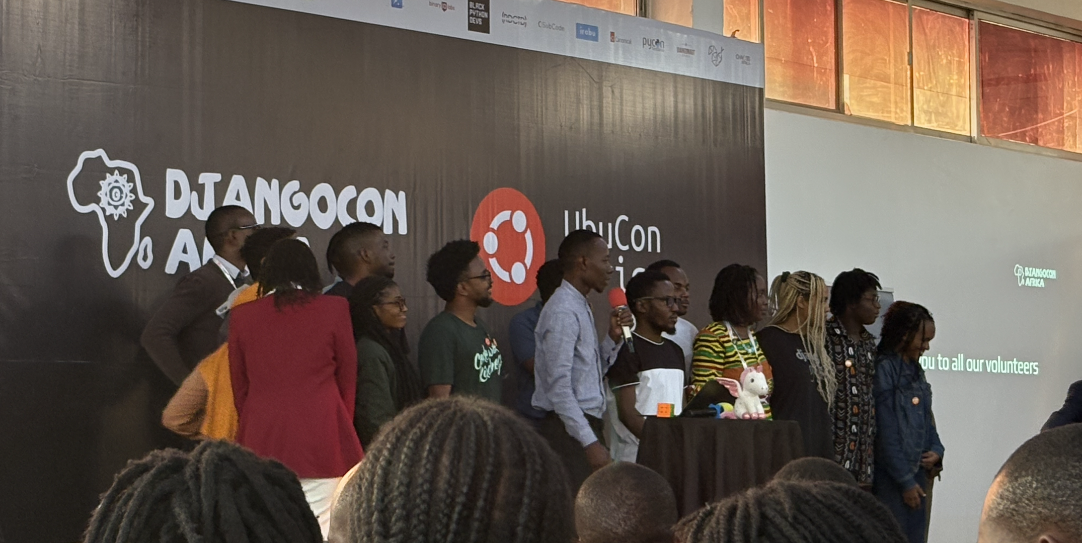 DjangoCon Africa 2025 organizers + volunteers, lovely!