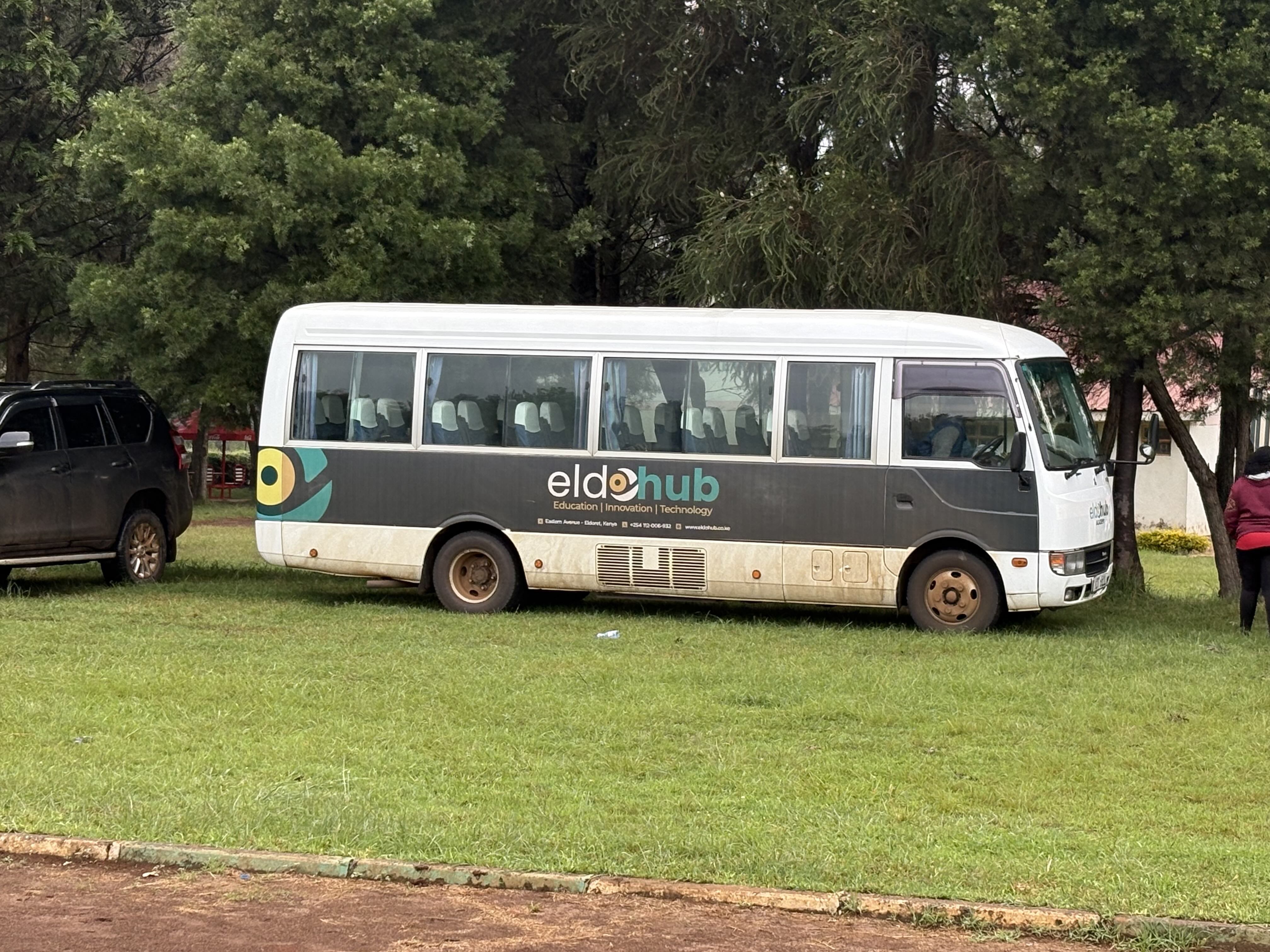 a car, or a bus - depends